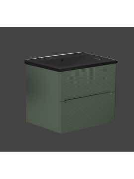 RIGO 600BX VERDE SALVIA LAV.E-8099-60 MATT BLACK